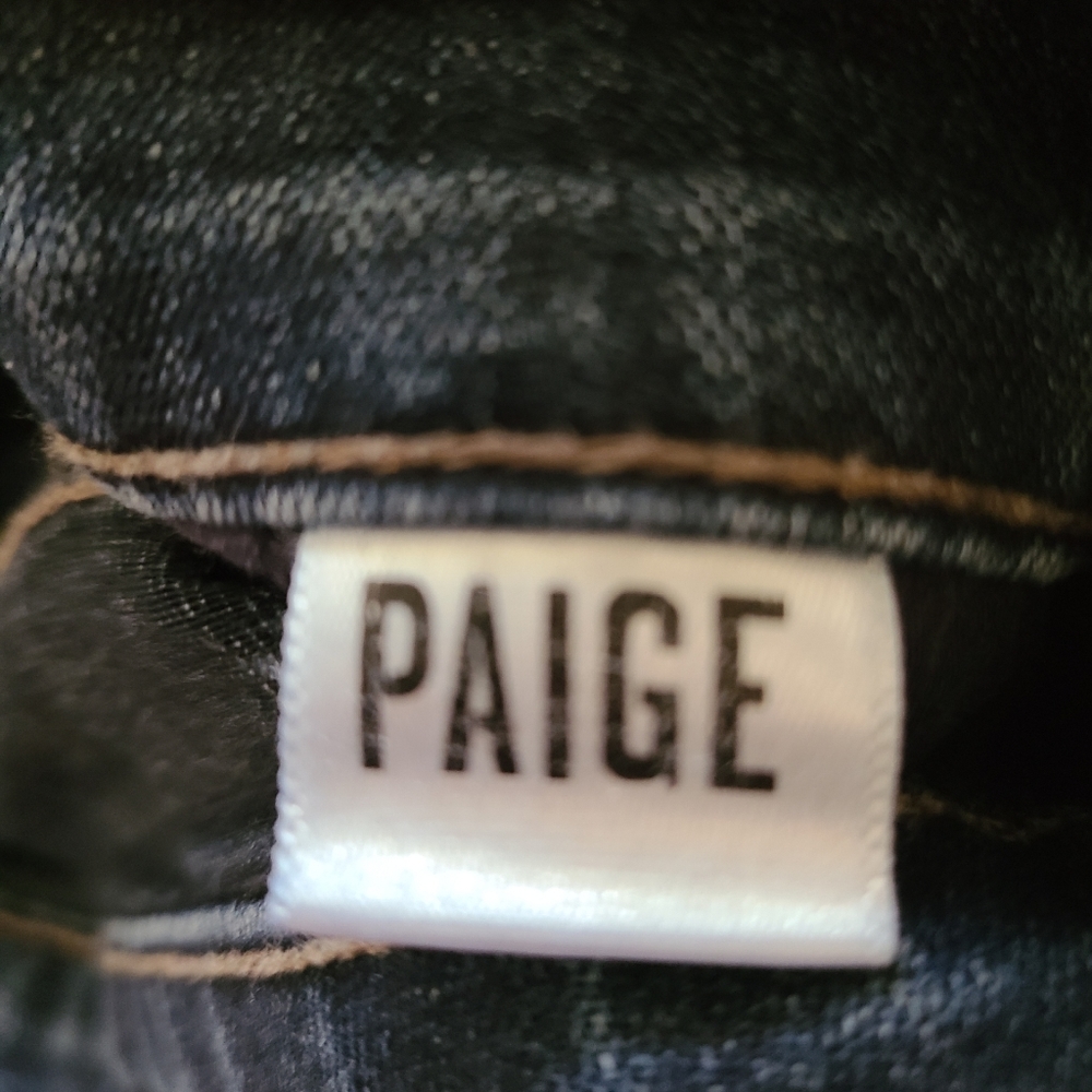 Paige Normandie Jeans Size 31 W=31 I=31 Straight Leg - Picture 4 of 10